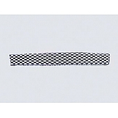 Street Scene Bumper Grille Insert Mesh Chrome Plated Silver Steel - 95078161