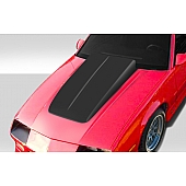 Extreme Dimensions Hood Scoop - Fiberglass Reinforced Plastic Black - 112439