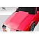 Extreme Dimensions Hood Scoop - Fiberglass Reinforced Plastic Black - 112439