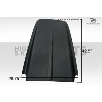 Extreme Dimensions Hood Scoop - Fiberglass Reinforced Plastic Black - 112439-3
