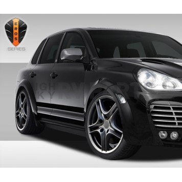 Extreme Dimensions Side Skirt - Primered Fiberglass Reinforced Plastic Black Set of 2 - 108271