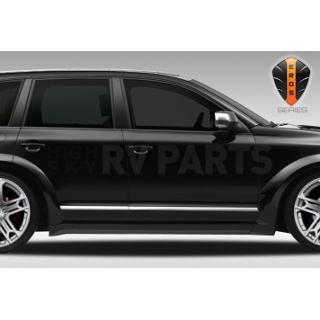Extreme Dimensions Side Skirt - Primered Fiberglass Reinforced Plastic Black Set of 2 - 108271-1