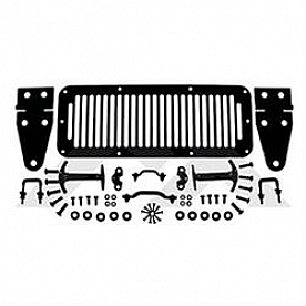 Crown Automotive Hood Appearance Set Black Painted Steel - RT26007
