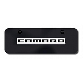 Automotive Gold License Plate - Camaro Stainless Steel - CMRNCBM