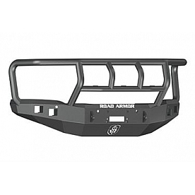 Road Armor Bumper Stealth Titan II 1-Piece Design Steel Black - 214R2B