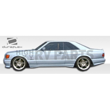 Extreme Dimensions Side Skirt - Primered Fiberglass Reinforced Plastic Black Set of 2 - 107196-1