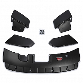 Warn Bumper Filler Panel Powder Coated Black Plastic - 98336