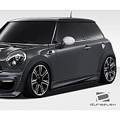 Extreme Dimensions Side Skirt - Primered Fiberglass Reinforced Plastic Black Set of 2 - 108448