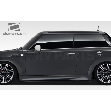Extreme Dimensions Side Skirt - Primered Fiberglass Reinforced Plastic Black Set of 2 - 108448-1