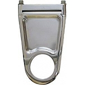 Borgeson Steering Column Mount - Polished Aluminum Silver - 915177