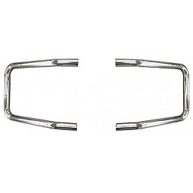 Go Industries Brush Guard Tubular Chrome Plated Silver Steel - 26647