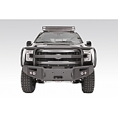 Fab Fours Bumper Premium 1-Piece Design Steel Black - FF15H32501
