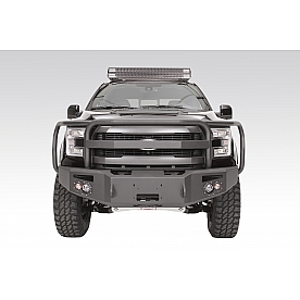 Fab Fours Bumper Premium 1-Piece Design Steel Black - FF15H32501