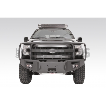 Fab Fours Bumper Premium 1-Piece Design Steel Black - FF15H32501