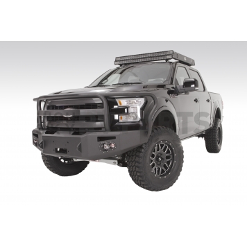 Fab Fours Bumper Premium 1-Piece Design Steel Black - FF15H32501-1