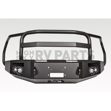 Fab Fours Bumper Premium 1-Piece Design Steel Black - FF15H32501-2