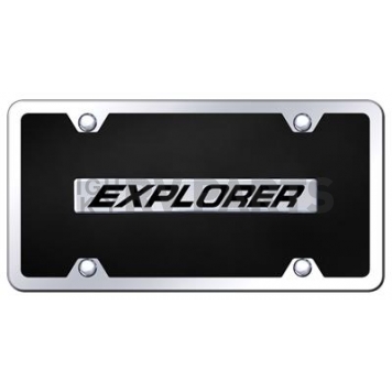 Automotive Gold License Plate - Explorer Acrylic - BXPLCBK