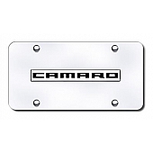 Automotive Gold License Plate - Camaro Stainless Steel - CMRNCC