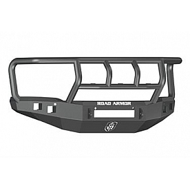 Road Armor Bumper Stealth Titan II 1-Piece Design Steel Black - 214R2BNW