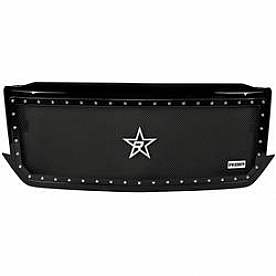 RBP (Rolling Big Power) Grille Insert - Black Stainless Steel Rectangular - 261211NDX1
