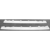 Street Scene Side Skirt - Primered Carbon Fiber Top With Fiberglass Underlay White Set of 2 - 95070898