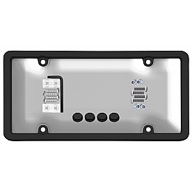 Cruiser License Plate Frame - Tuf Bubble Shield Die Cast Zinc - 62510