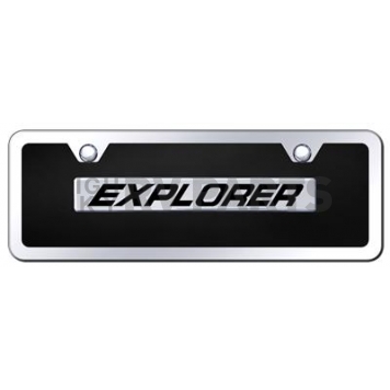 Automotive Gold License Plate - Explorer Acrylic - BXPLCBMK