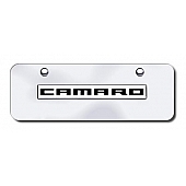 Automotive Gold License Plate - Camaro Stainless Steel - CMRNCCM