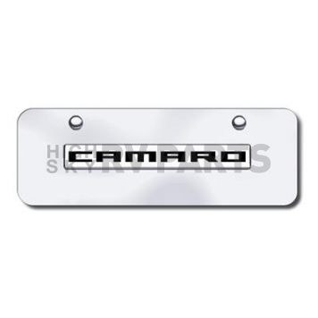 Automotive Gold License Plate - Camaro Stainless Steel - CMRNCCM