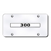 Automotive Gold License Plate - 300C Stainless Steel - 30CNGC