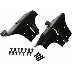 Kentrol Windshield Hinge - Black Stainless Steel Set Of 2 - 50477