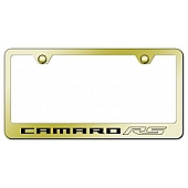 Automotive Gold License Plate Frame - Gold Stainless Steel - LFCMRRSEG