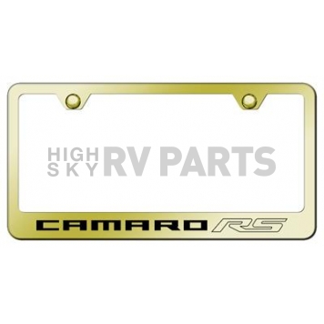 Automotive Gold License Plate Frame - Gold Stainless Steel - LFCMRRSEG