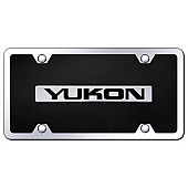 Automotive Gold License Plate - Yukon Acrylic - BYUKCBK
