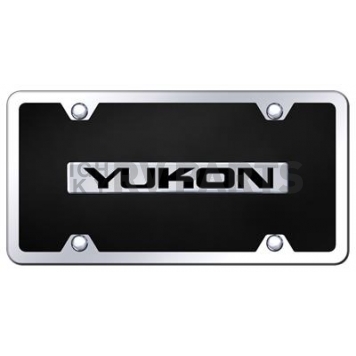 Automotive Gold License Plate - Yukon Acrylic - BYUKCBK