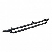 Westin Automotive Rocker Panel Guard - Oval Tube Powder Coated Steel Black Set Of 2 - 424015