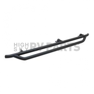 Westin Automotive Rocker Panel Guard - Oval Tube Powder Coated Steel Black Set Of 2 - 424015