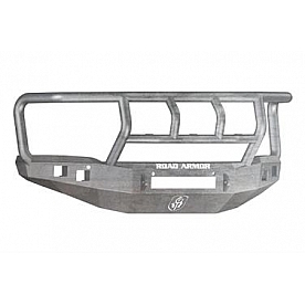 Road Armor Bumper Stealth Titan II 1-Piece Design Steel Natural - 214R2ZNW