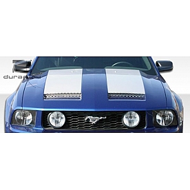 Extreme Dimensions Hood - Primered Fiberglass Black - 104849