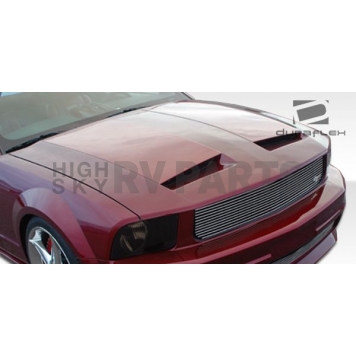 Extreme Dimensions Hood - Primered Fiberglass Black - 104849-1