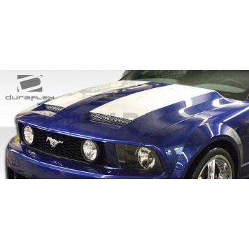 Extreme Dimensions Hood - Primered Fiberglass Black - 104849-3