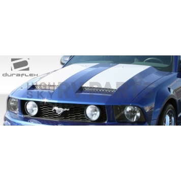 Extreme Dimensions Hood - Primered Fiberglass Black - 104849-4
