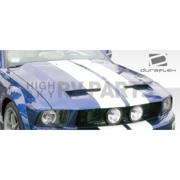 Extreme Dimensions Hood - Primered Fiberglass Black - 104849-6