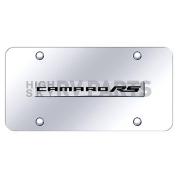 Automotive Gold License Plate - Camaro RS Stainless Steel - CMRRSNCC