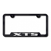 Automotive Gold License Plate Frame - Black Stainless Steel - GFXTSEB
