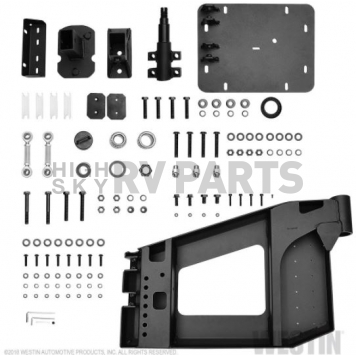 Westin Automotive Bumper WJ2 Series 1-Piece Design Steel Black - 5982015-3