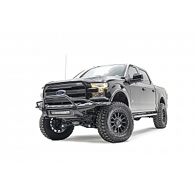 Fab Fours Bumper Premium 1-Piece Design Steel Black - FF15D32711