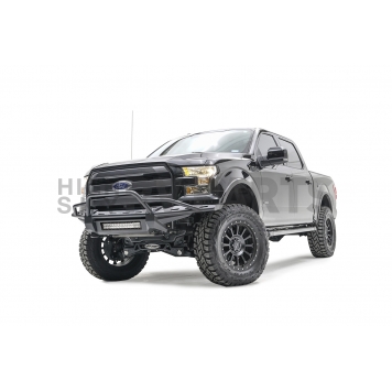 Fab Fours Bumper Premium 1-Piece Design Steel Black - FF15D32711