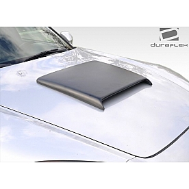 Extreme Dimensions Hood Scoop - Cowl Induction Primered Fiberglass Black - 106353