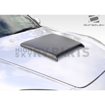 Extreme Dimensions Hood Scoop - Cowl Induction Primered Fiberglass Black - 106353